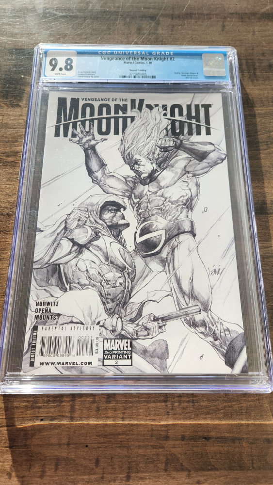 Vengeance of the Moon Knight #2 2nd Print, CGC 9.8, Yu Variant
