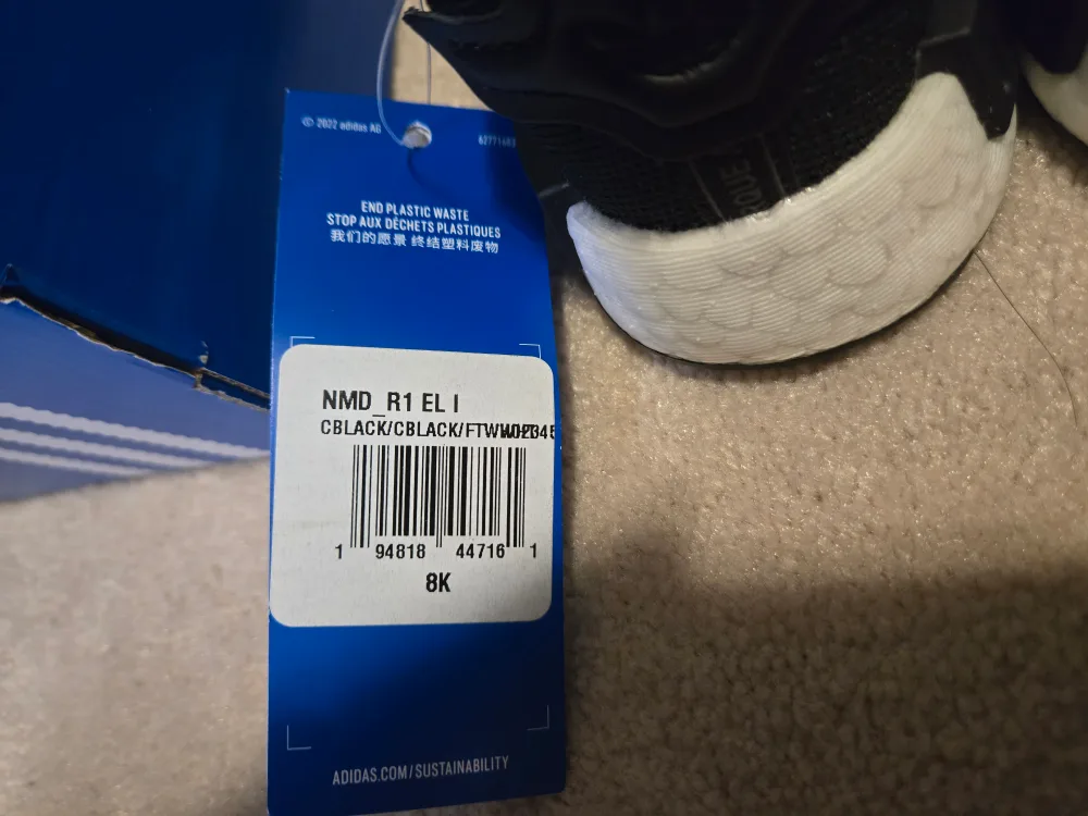 Adidas NMD R1 EL I - Size 8K - Black image indicator(2)