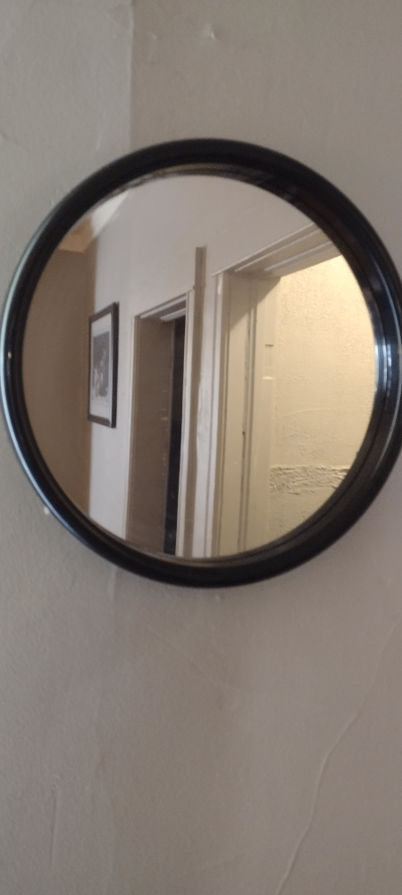 🥕Round Black Framed Mirror