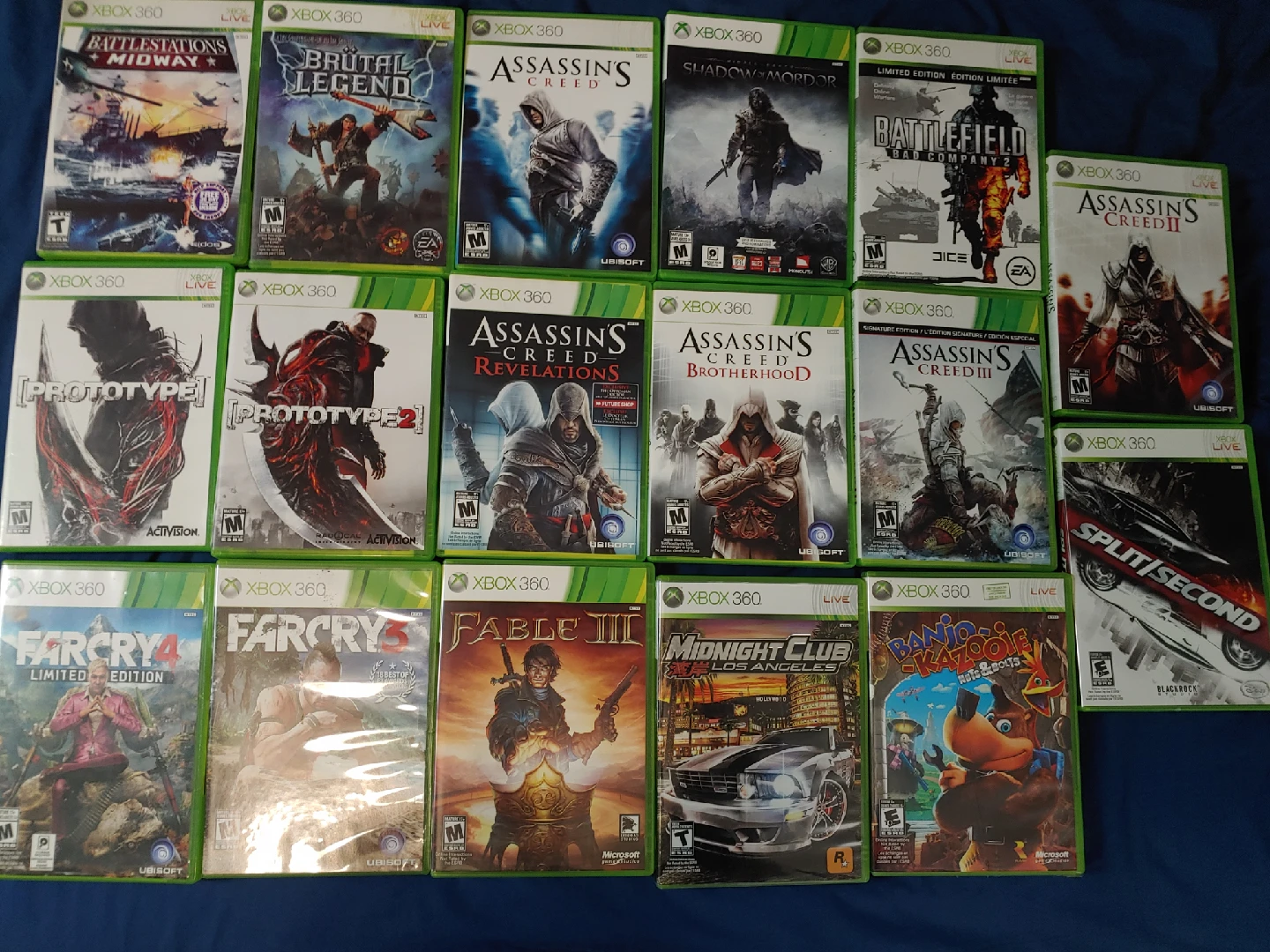 Authentic Xbox 360 Games Bundle