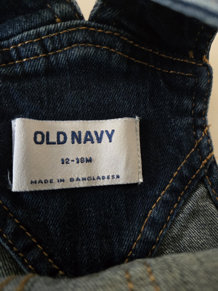 Old Navy Dark Denim Overalls - photo 3