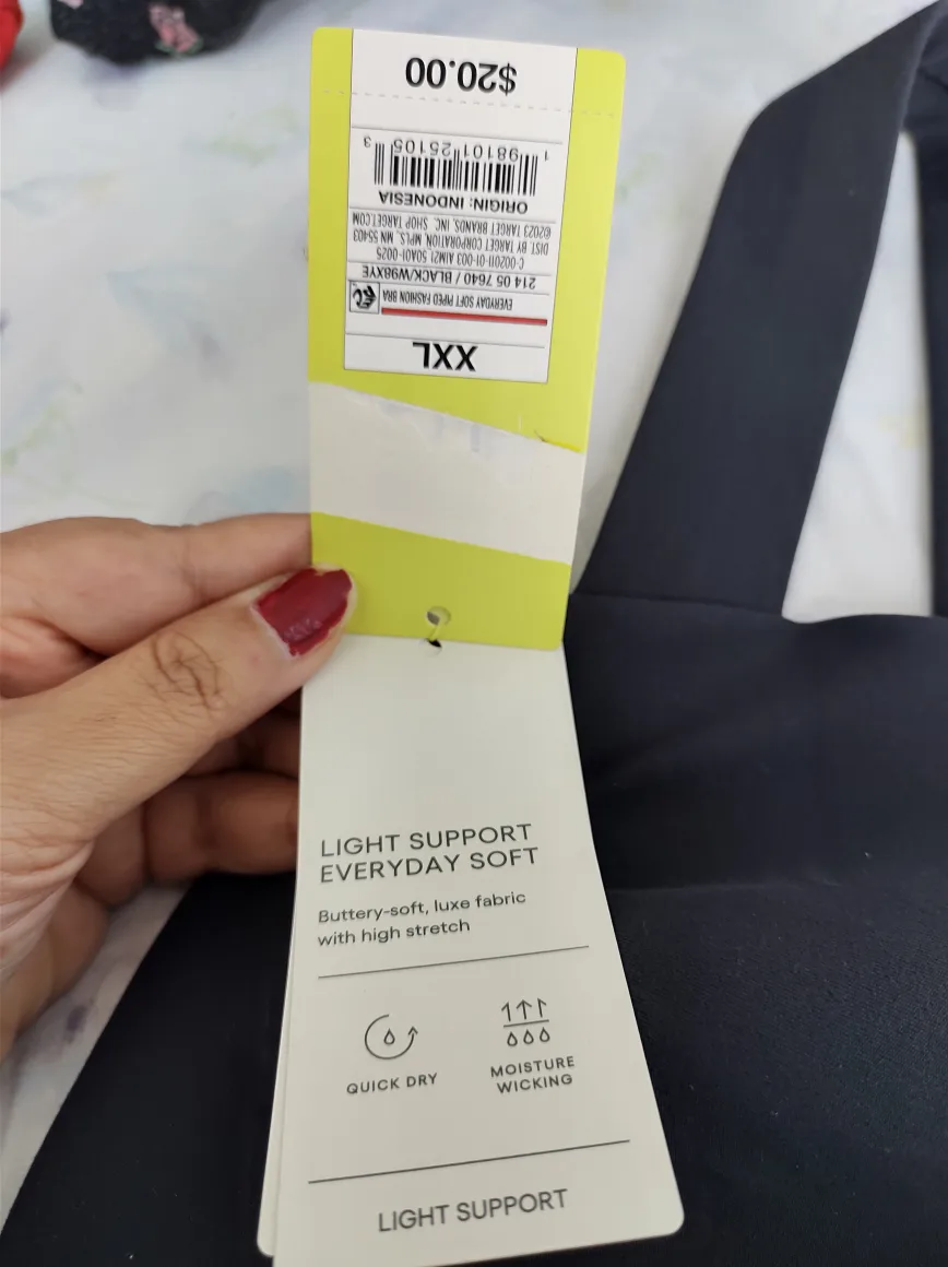 All in Motion XXL Black Sports Bra - New image indicator(2)