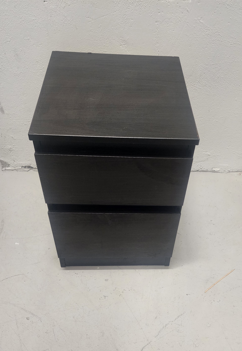 IKEA Malm Black-Brown Nightstand