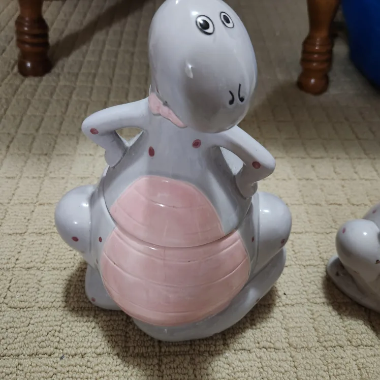 Dinosaur Cookie Jar, Mugs, Napkin Holders, bank image indicator(4)