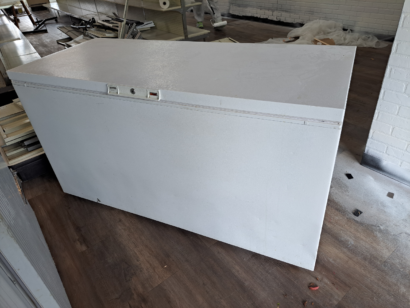 White Chest Freezer