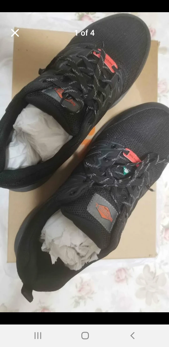 Merrell Black Safety Toe Shoes - Size 8