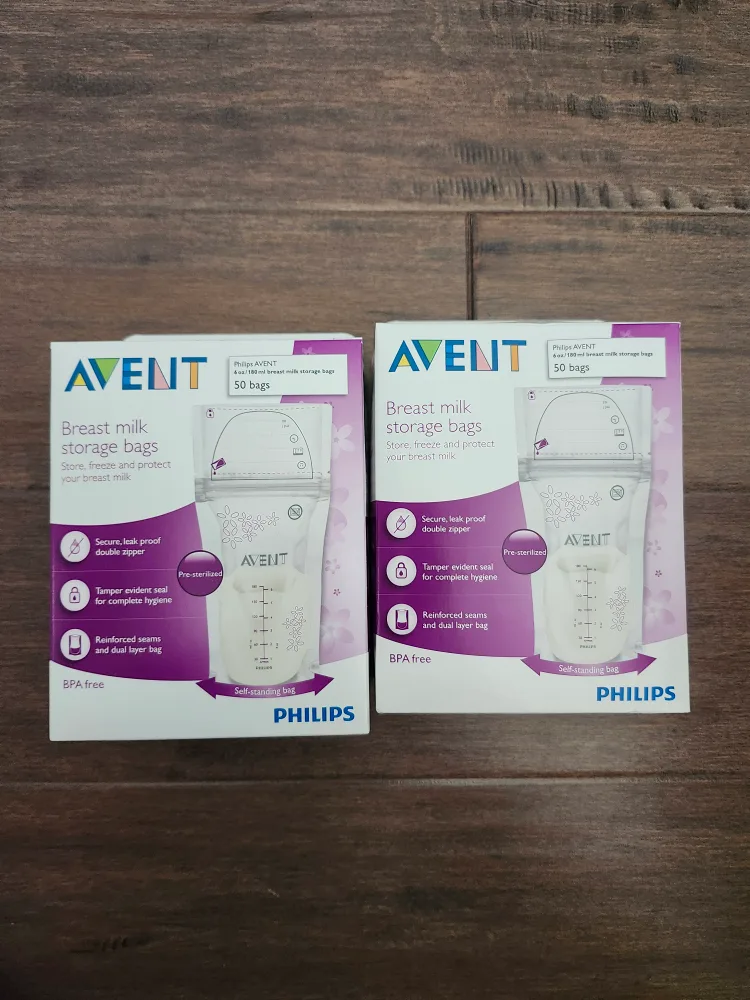 Philips Avent Breast Milk Storage Bags, 50 Bags thumbnail