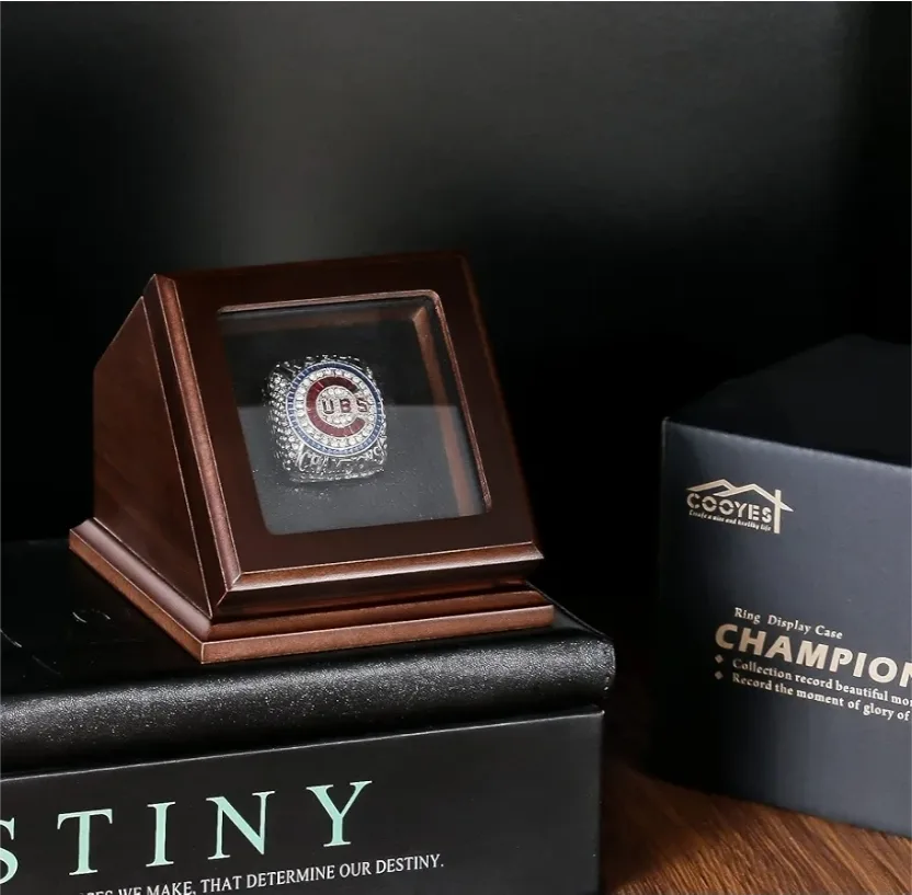 Ring Display Case - Wooden & Glass image indicator(2)