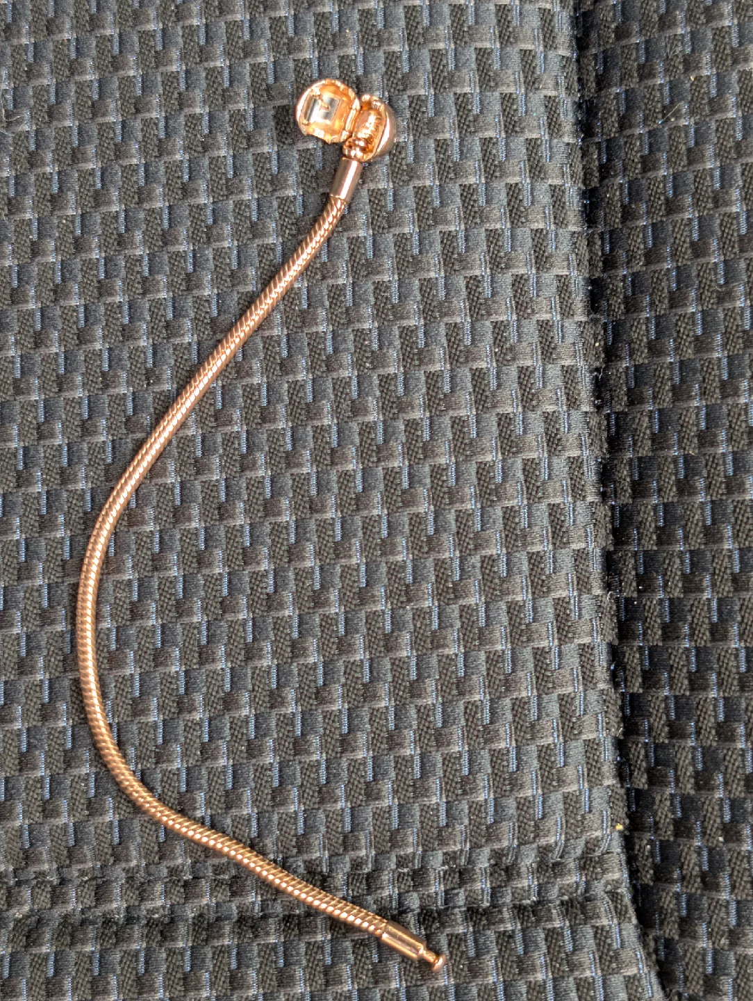 Pandora Moments 14 k rose gold - plated snake chain bracelet image indicator(5)