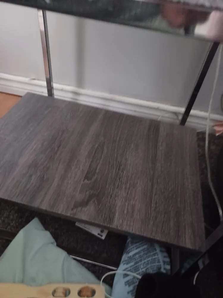 Wood Grain Coffee Table with Shelf coffee and end tables image indicator(3)