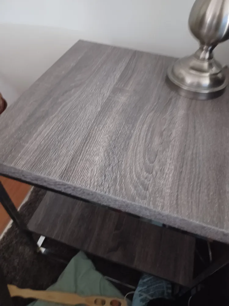 Wood Grain Coffee Table with Shelf coffee and end tables image indicator(4)