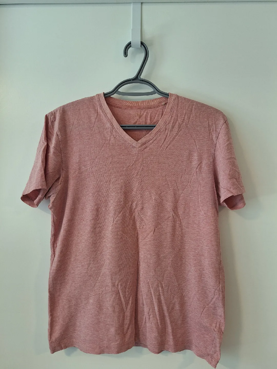Pink V-Neck T-Shirt sz Medium thumbnail