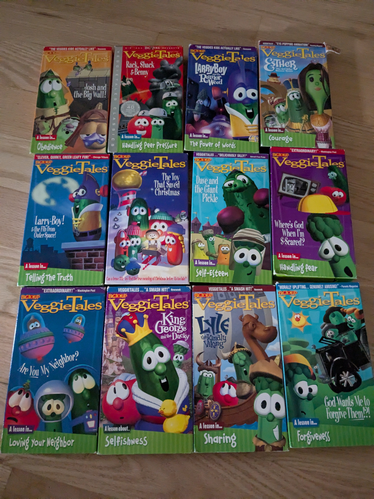 VeggieTales VHS & DVD Collection - photo 3