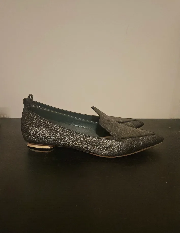 Nicholas Kirkwood Black Flats size  37. image indicator(3)