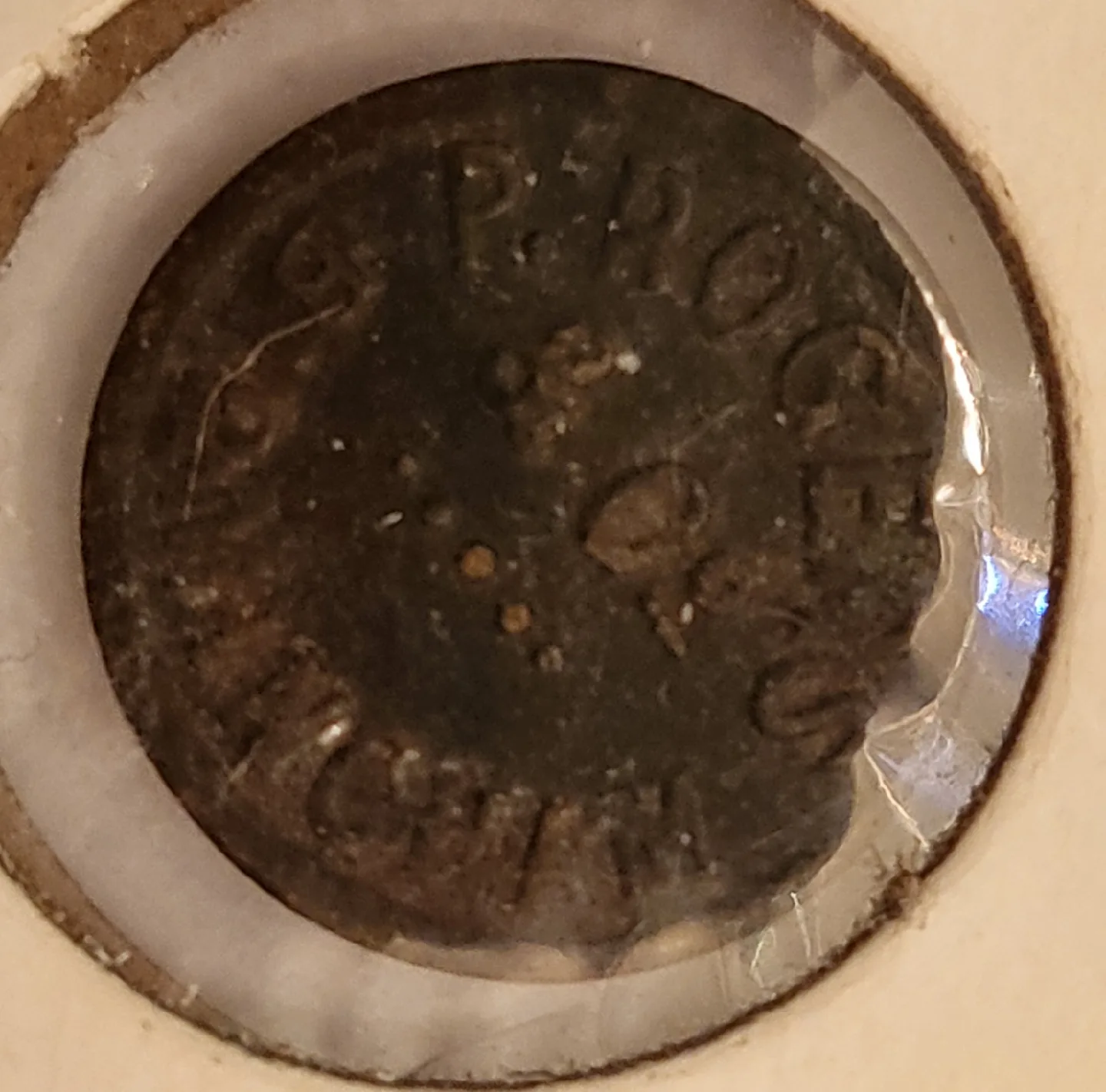 P.Rogers & Co Brass Apothecary Token image indicator(4)