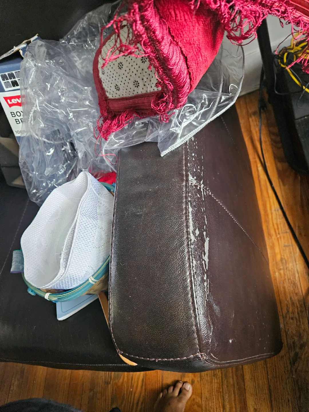 black Leather Sofa - Gently Used image indicator(3)