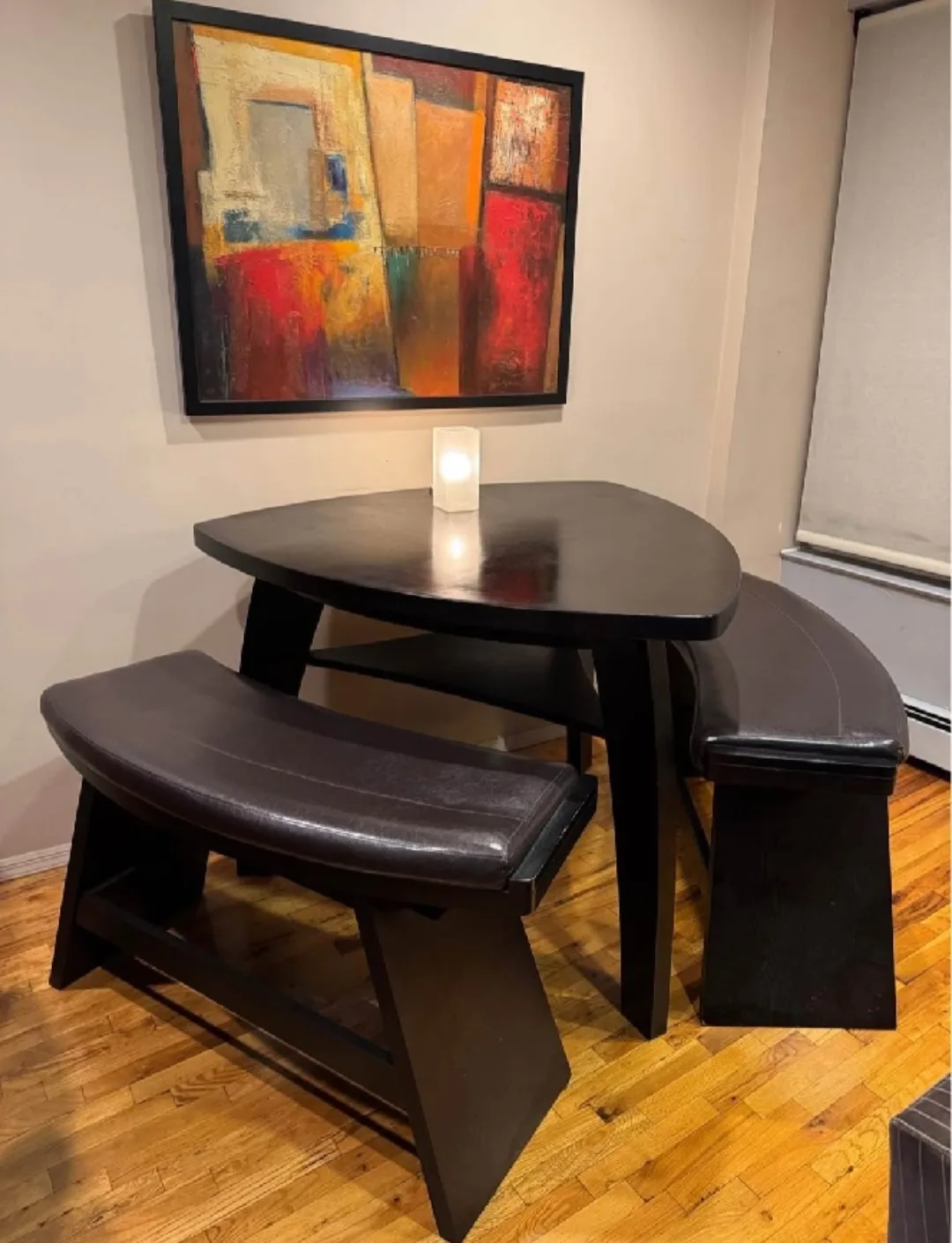 Dining Table with Two Benches thumbnail
