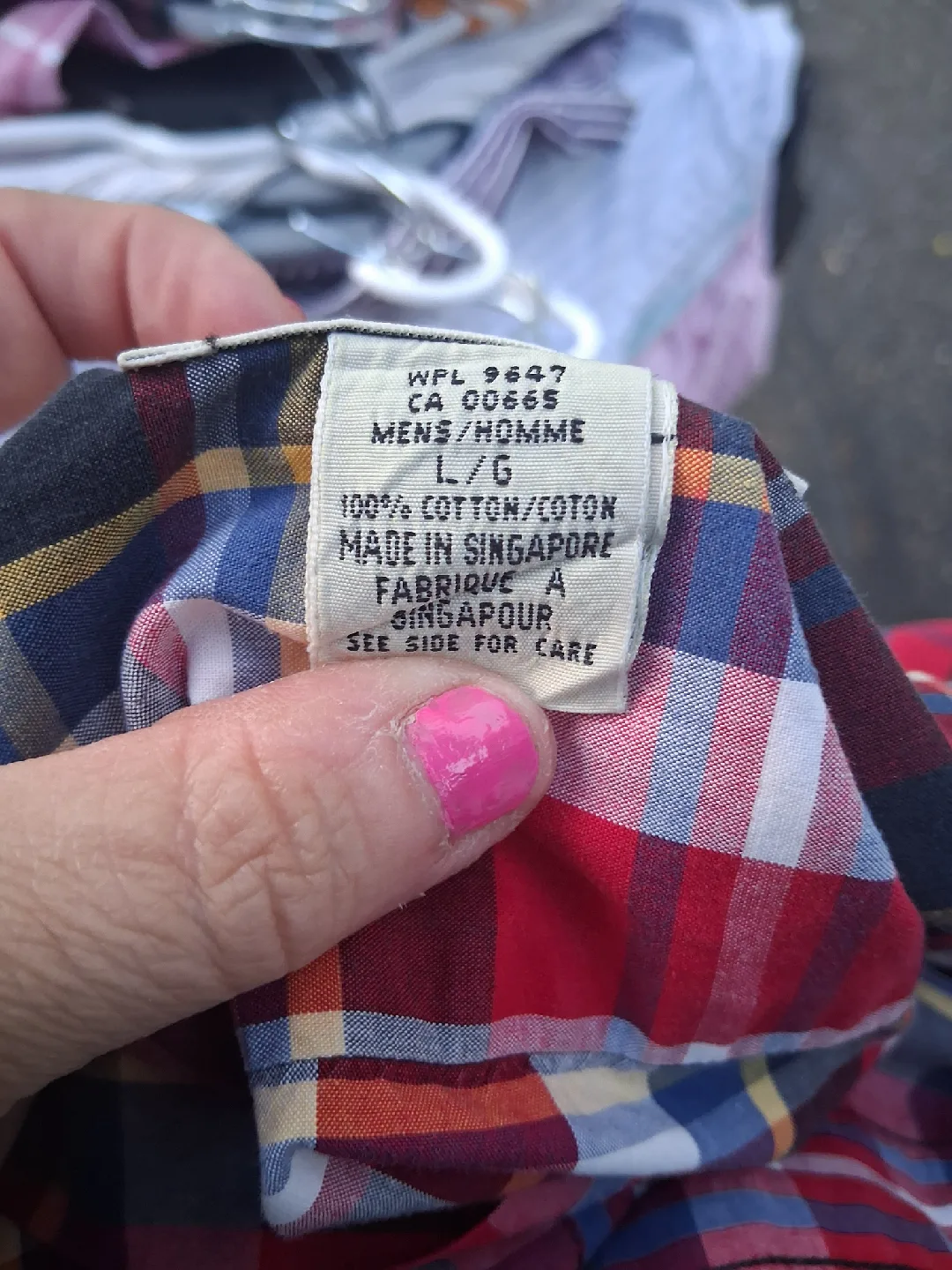 Eddie Bauer Plaid Button-Down Shirt - L/G image indicator(4)