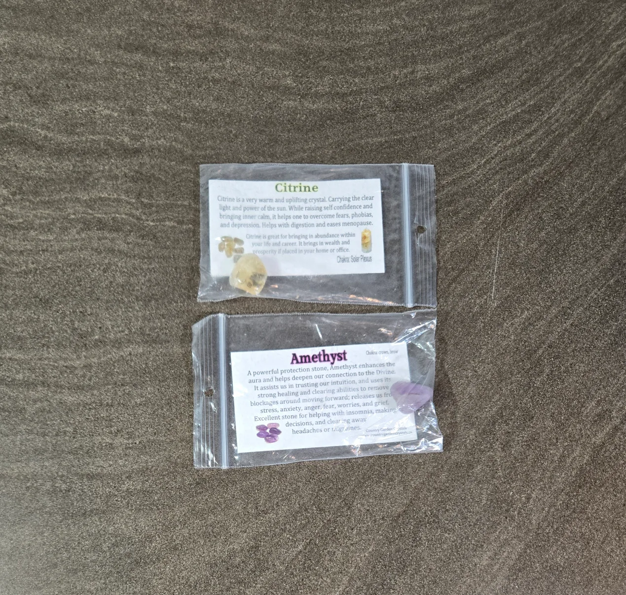 Citrine & Amethyst Crystals Set image indicator(2)