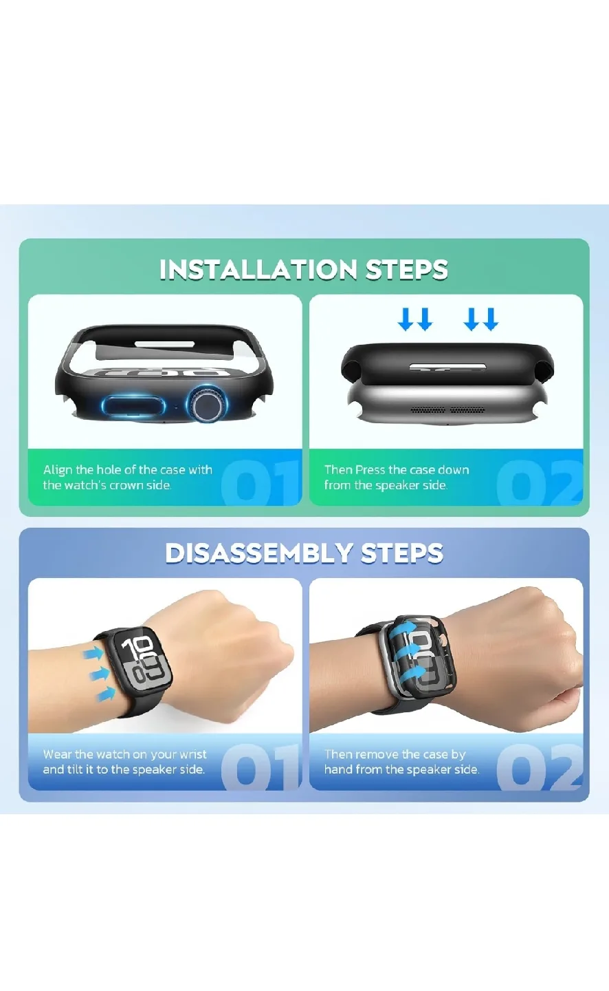 BNIB Apple Watch Case - Silver image indicator(10)