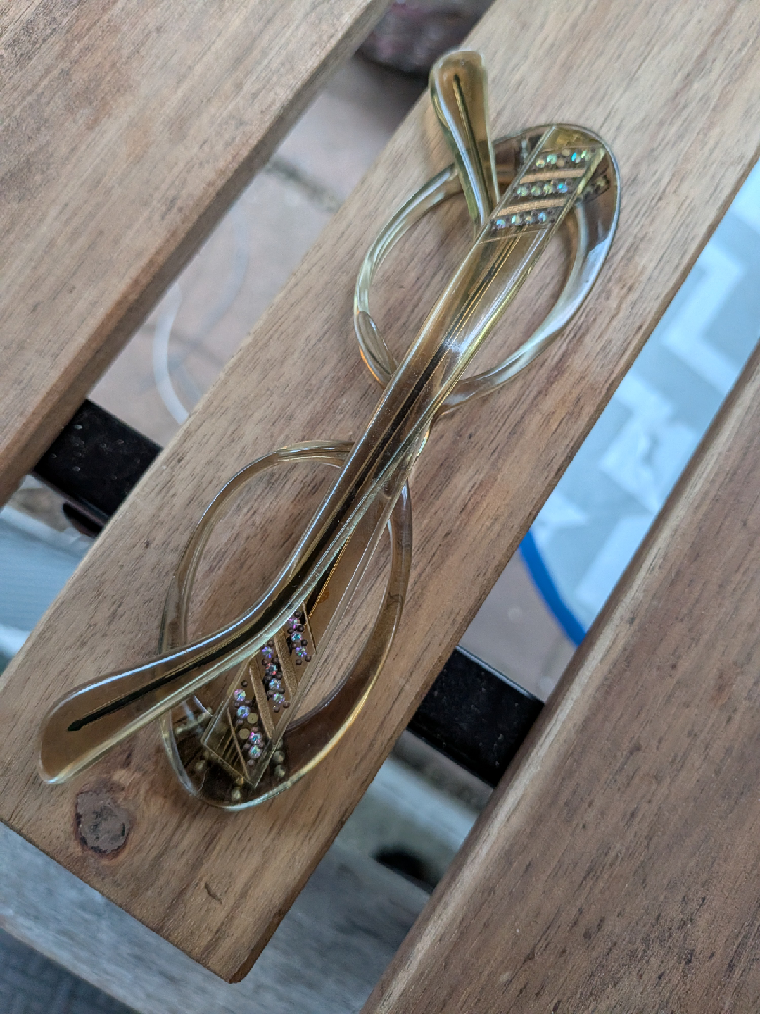 Vintage 50's era Rhinestone Glasses Frames - photo 4