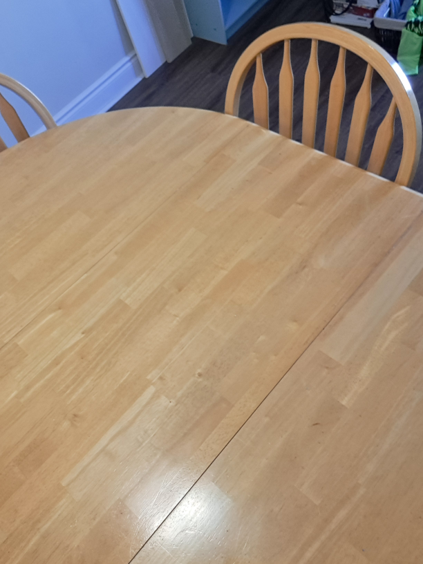 moving sale- Wooden Dining Table with Four Chairs - photo 3