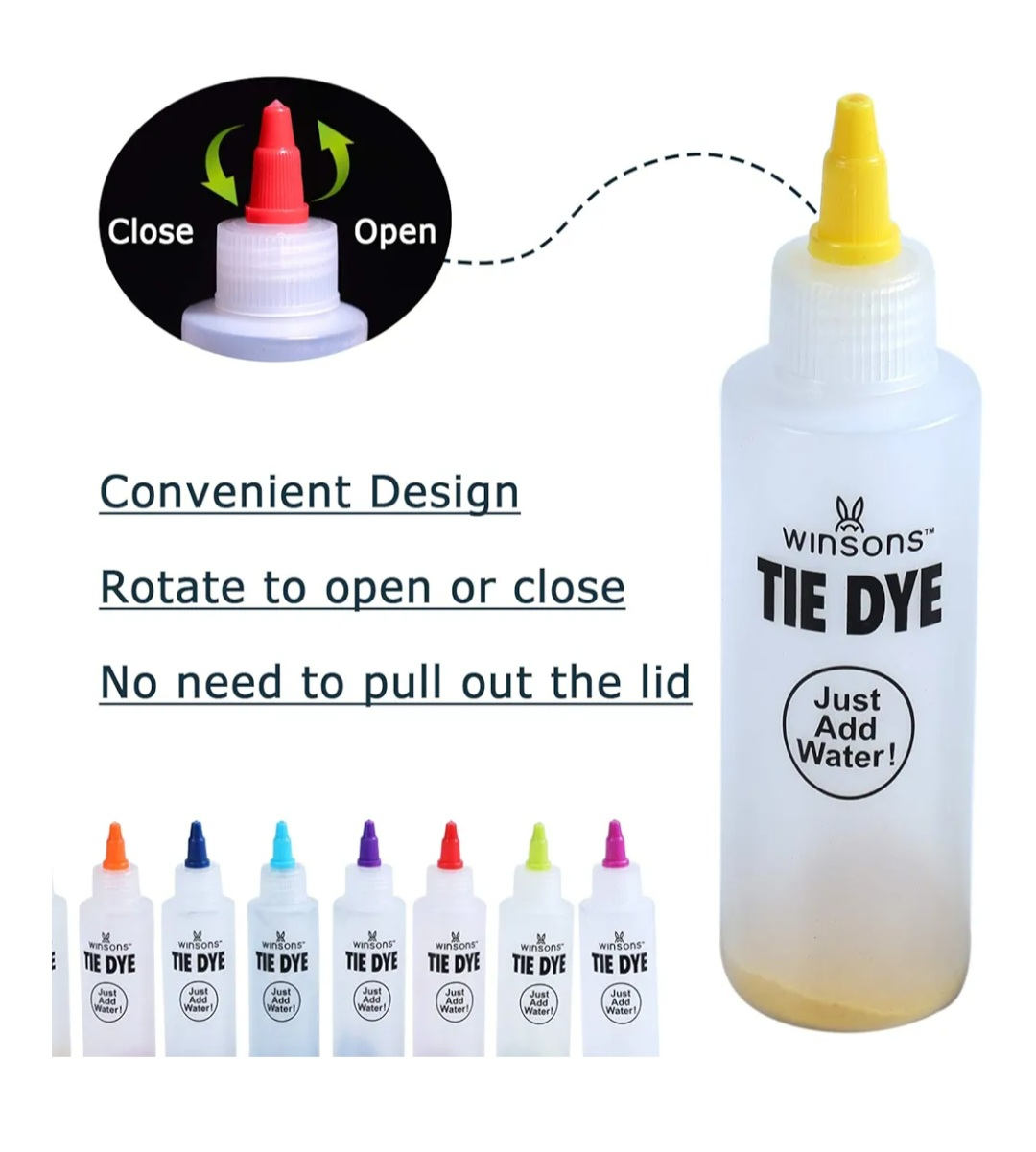 Winsons Tie Dye Value Kit - 65 Pieces - photo 3