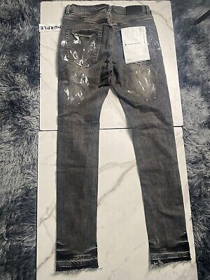 Purple Brand Denim P001 Grey Paint Splatter