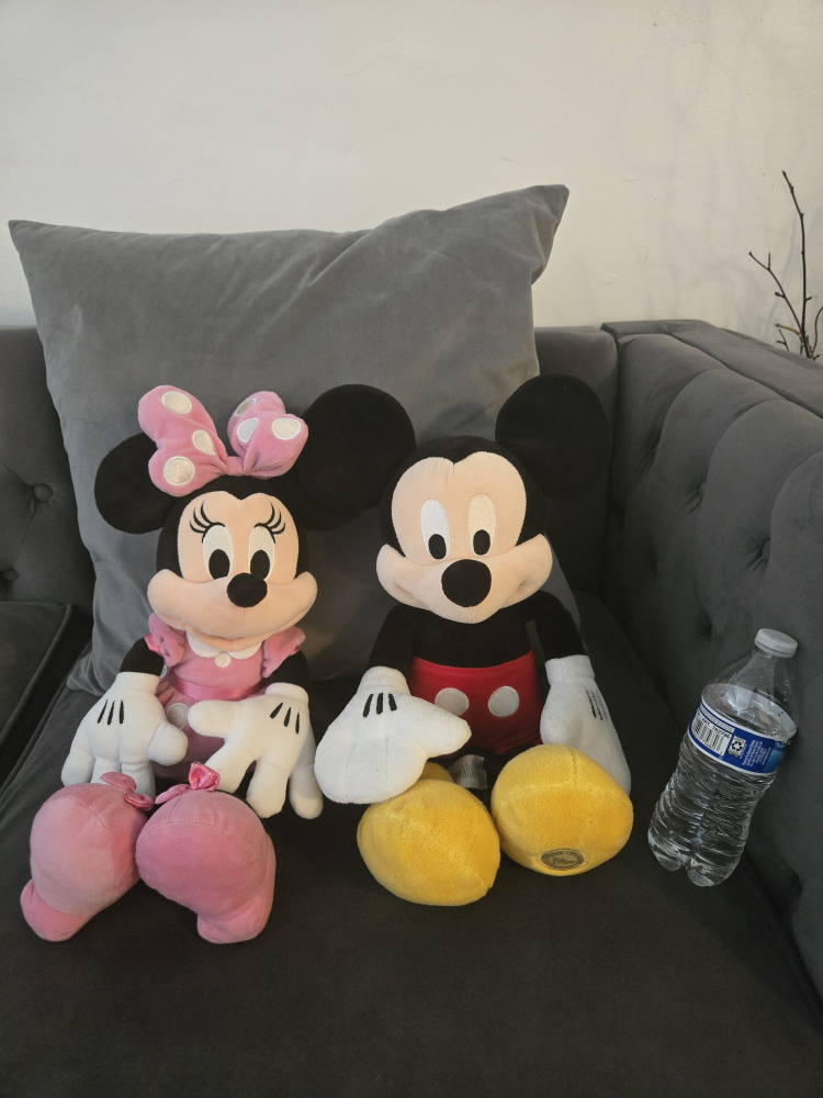 Disney original Mickey & Minnie Mouse Plush Dolls - photo 2