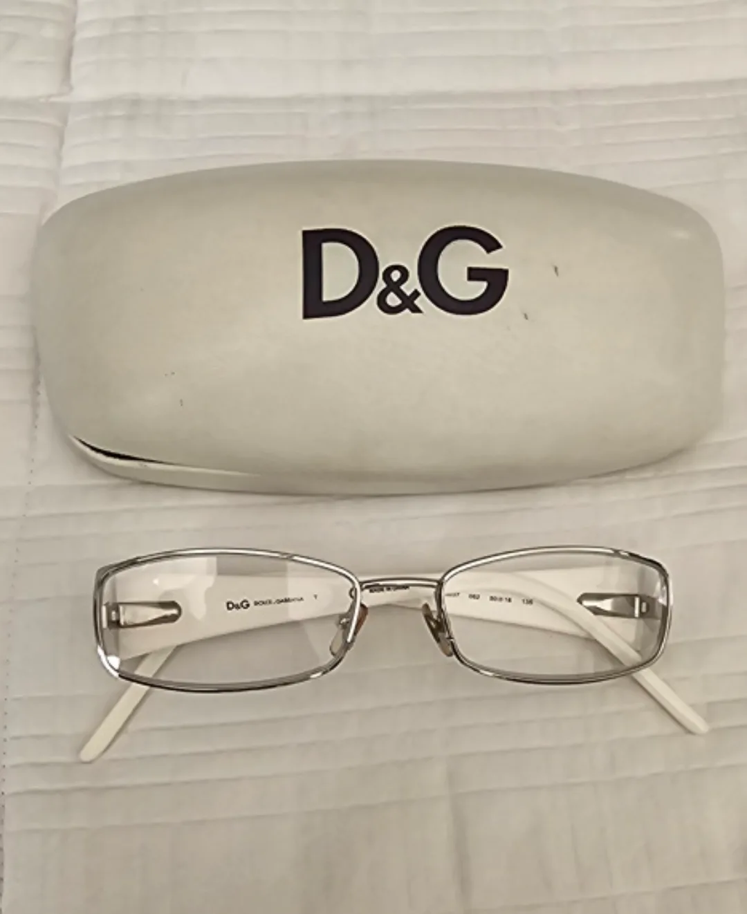 Dolce & Gabbana D&G White Eyeglasses image indicator(7)