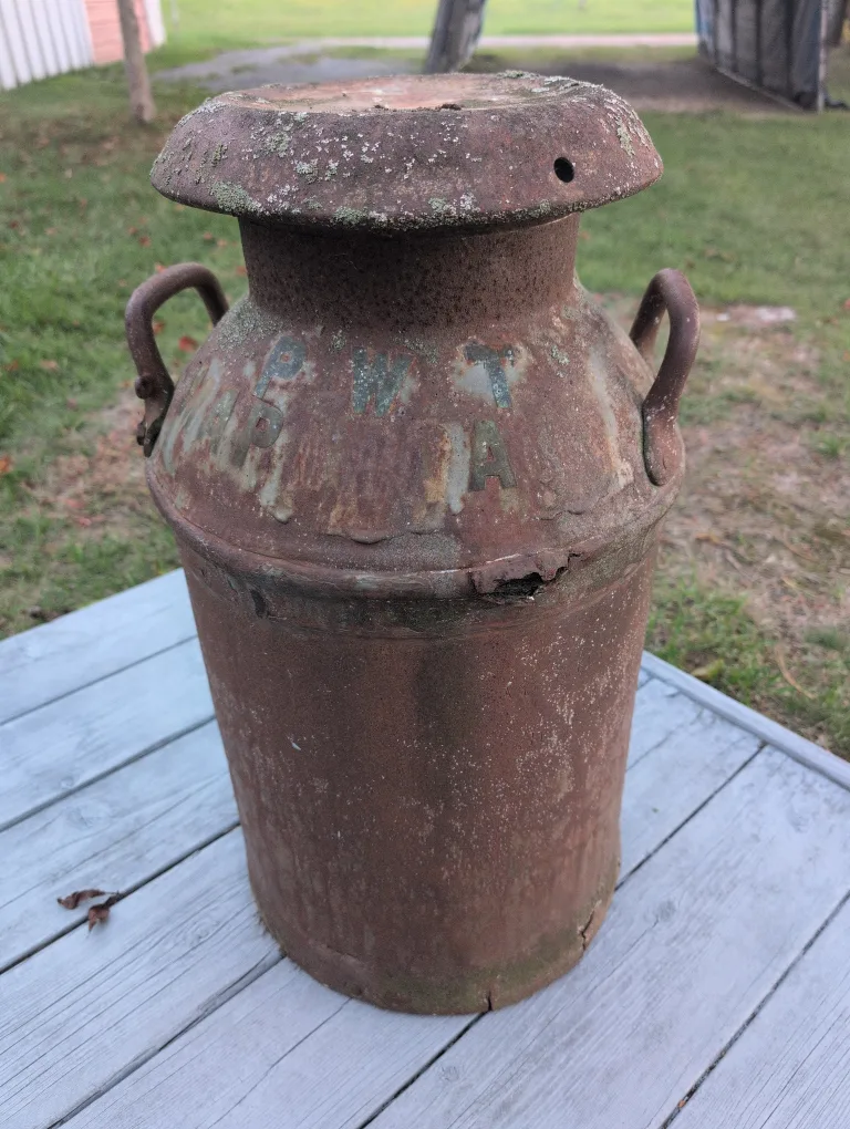 Vintage Metal Milk Can thumbnail