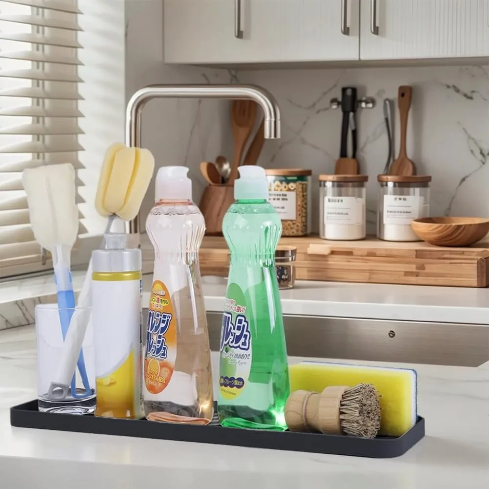 Silicone Faucet Handle Drip Catcher Tray - NEW 🥕 image indicator(4)