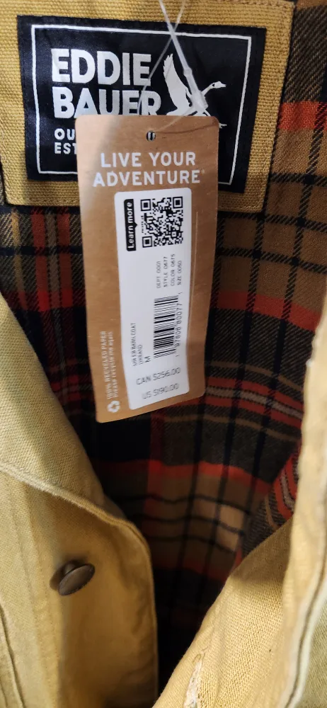 Eddie Bauer Barn Coat - Size M - New with Tags! image indicator(3)