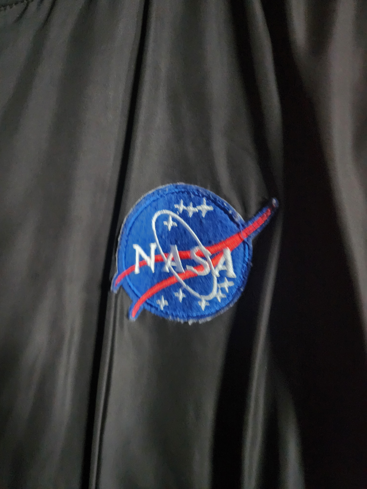 NASA Bomber Jacket - Black, Nylon & Aluminum - photo 3