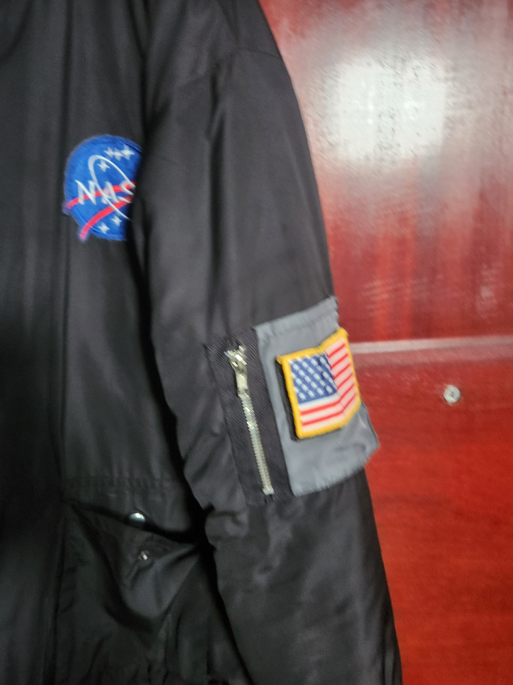 NASA Bomber Jacket - Black, Nylon & Aluminum - photo 5