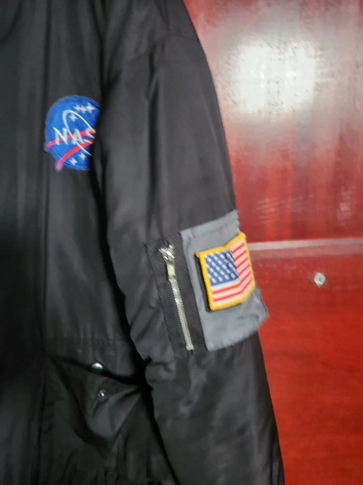 NASA Bomber Jacket - Black, Nylon & Aluminum image indicator(5)