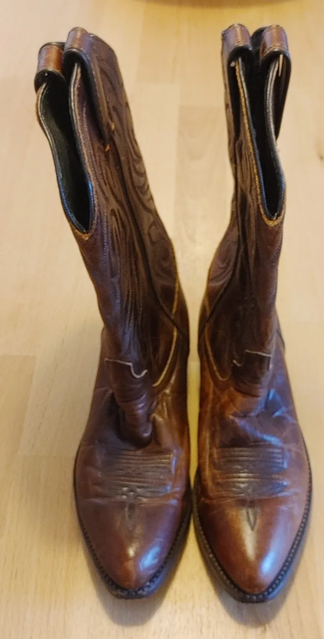 Brown Leather Cowboy Boots image indicator(4)