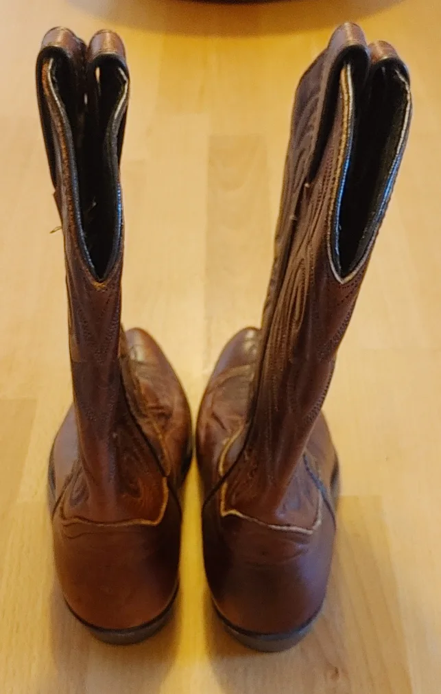 Brown Leather Cowboy Boots image indicator(5)
