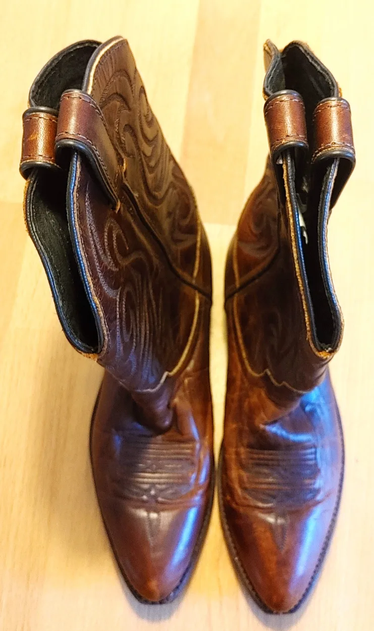 Brown Leather Cowboy Boots image indicator(9)