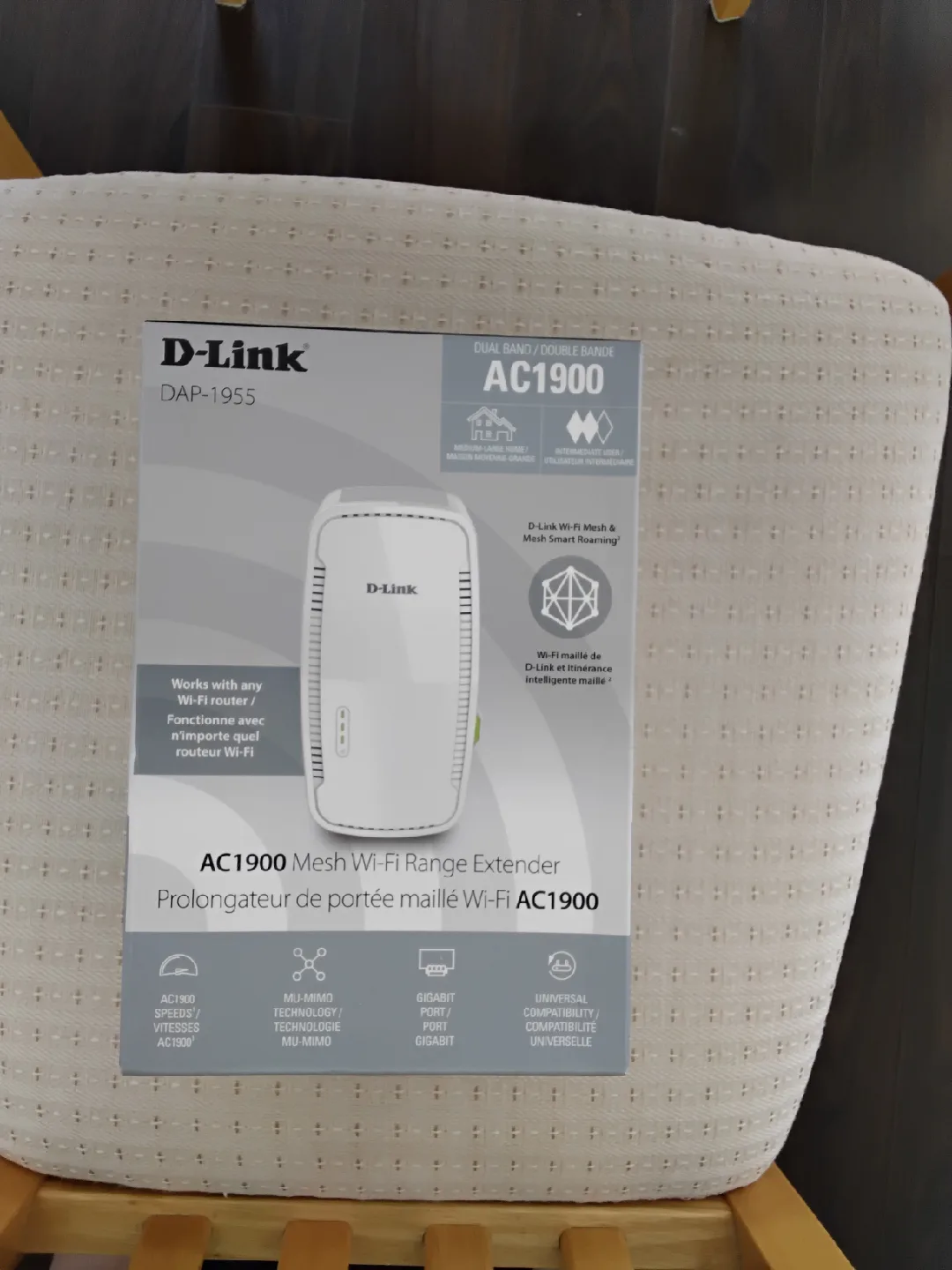 D-Link DAP-1955 AC1900 Mesh Wi-Fi Range Extender