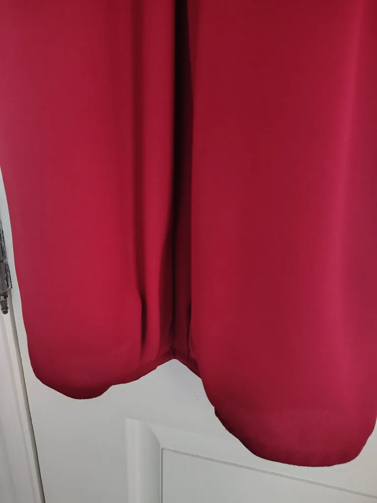 Emporio Armani Vintage Cranberry Dress Size 40 image indicator(5)