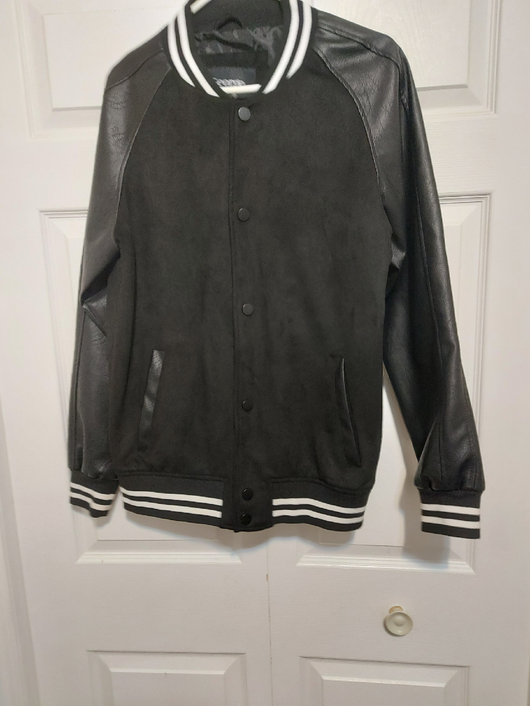 Black Varsity Jacket, Size Unknown