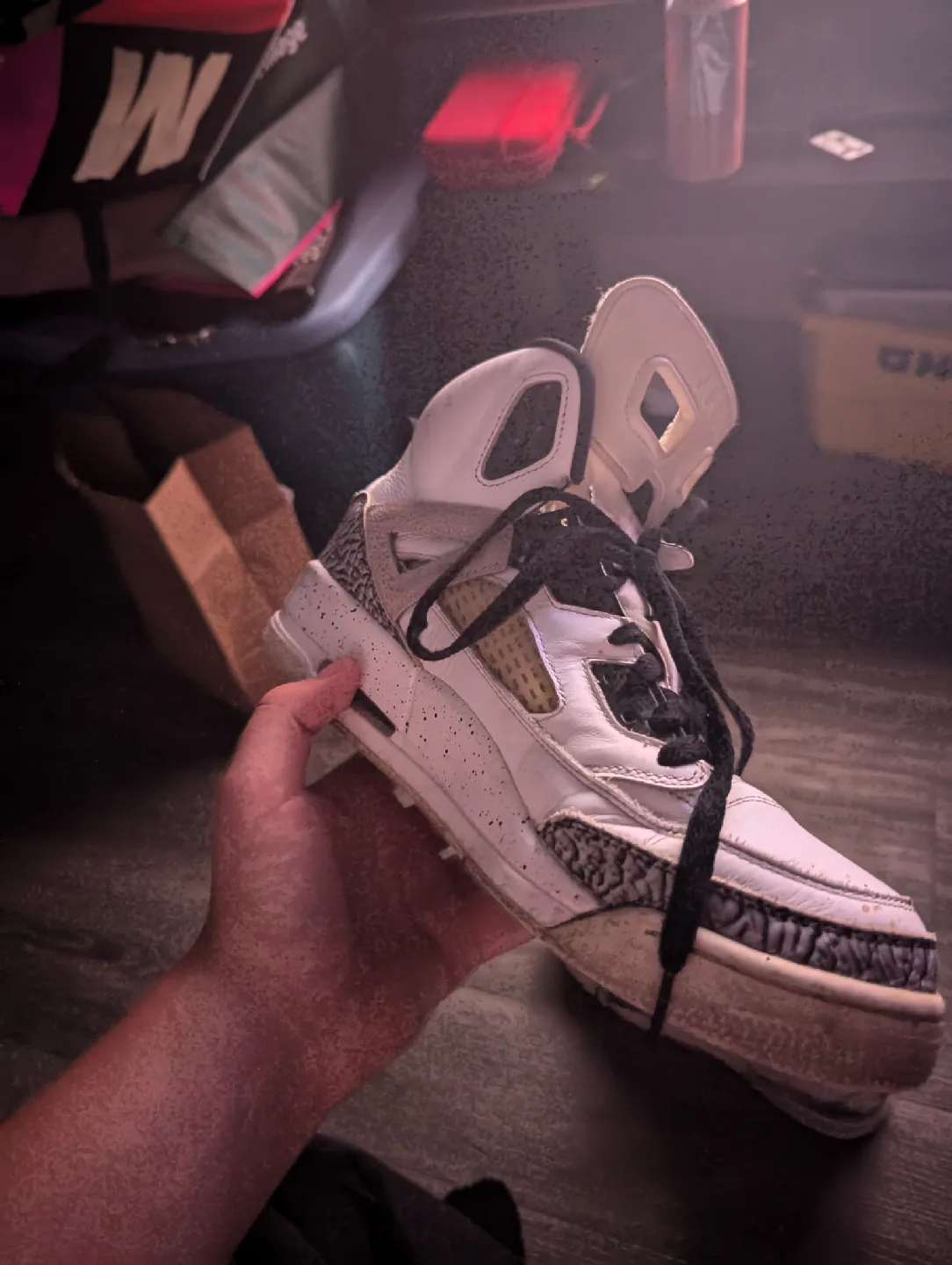 Jordan White High-Top Sneaker thumbnail