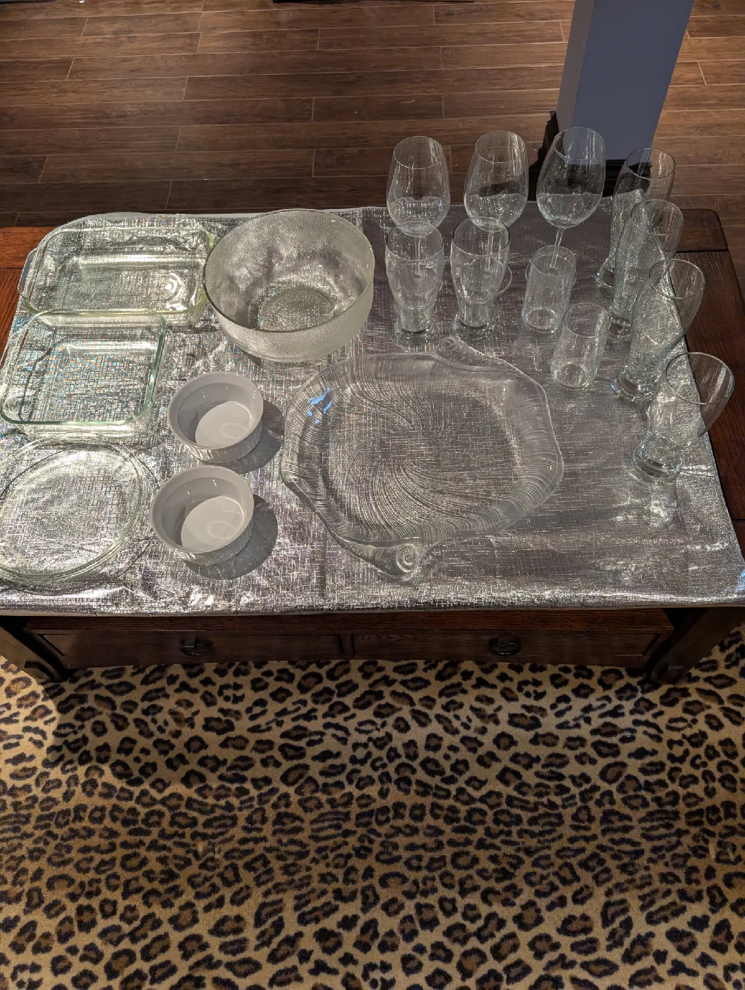 Misc. Glassware Set - Bowls, Serving Plates, Glasses thumbnail