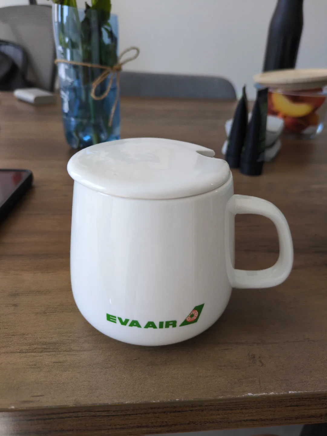 EVA AIR Mug with Lid - White thumbnail