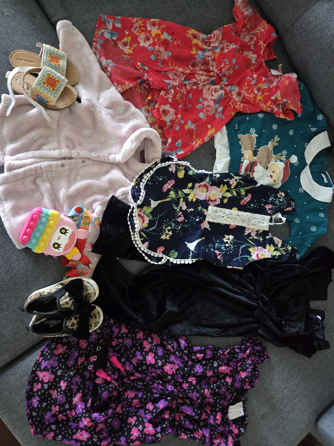 18-24 Girls' Clothing Bundle - Dresses, Tops, Shoes