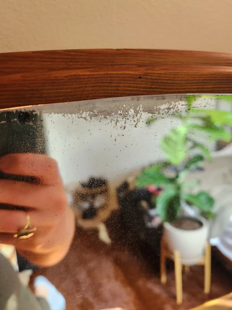 Vintage Vanity Set with Mirror and Stool image indicator(5)