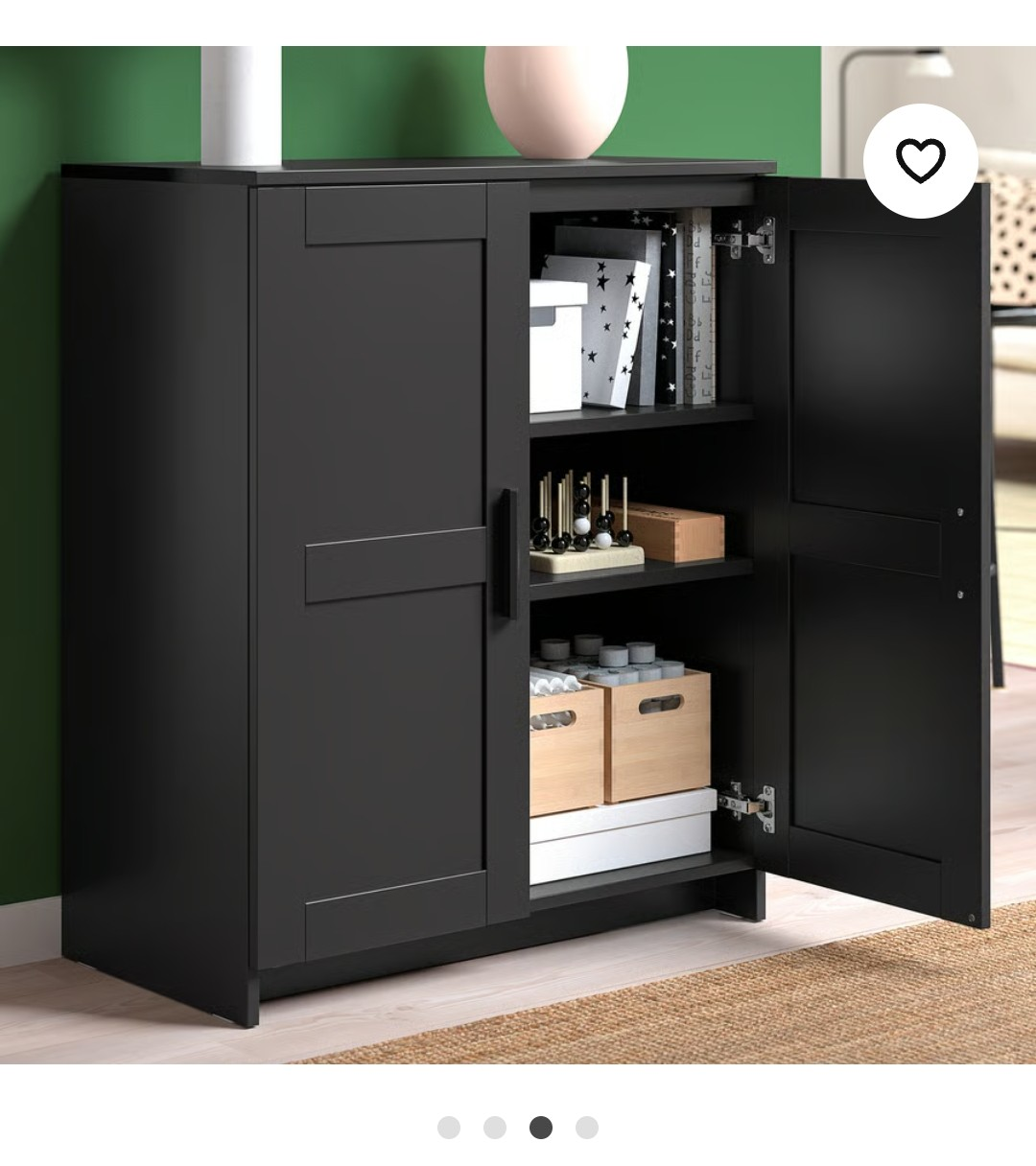 Grey Cabinet with Doors - photo 2
