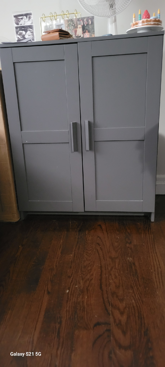 Grey Cabinet with Doors - photo 4