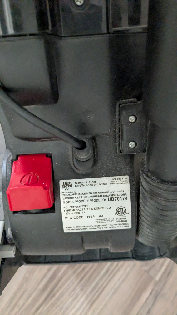 Dirt Devil Endura Max Vacuum Cleaner - photo 2